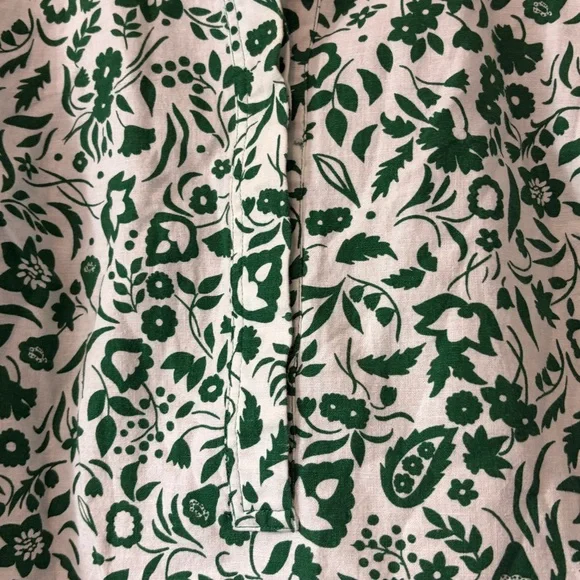 Boden women’s green and white floral short sleeve dress - Picture 3 of 4
